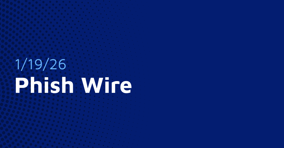 Phish Wire - January 19, 2026