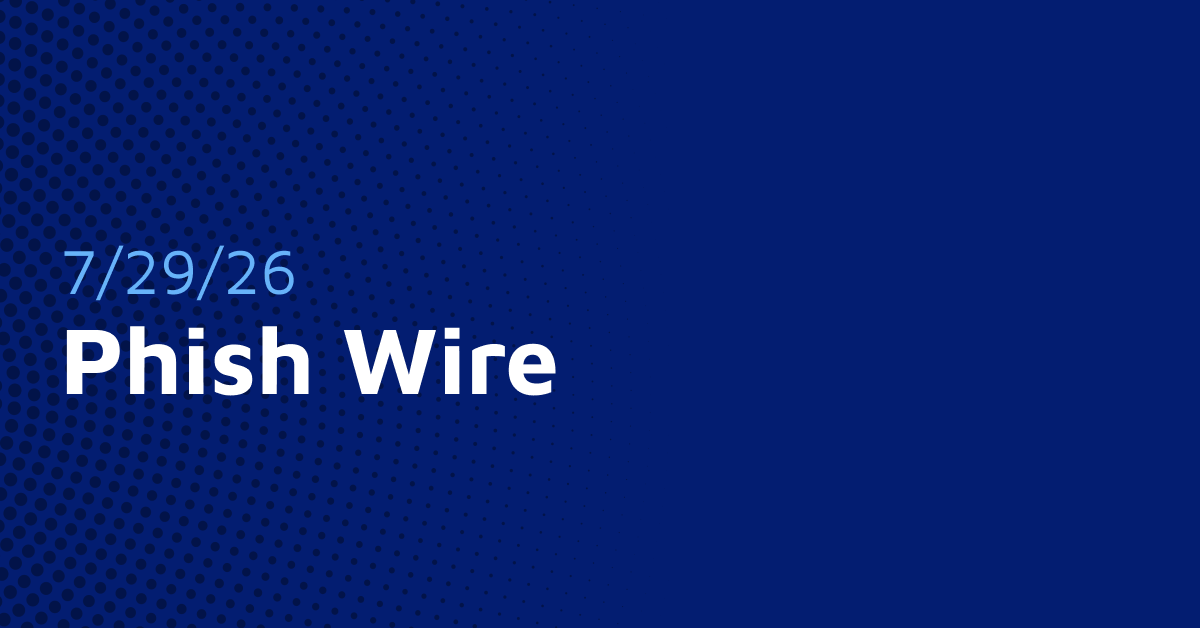 Phish Wire - July 29, 2026